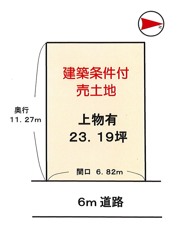 建築条件付き売土地