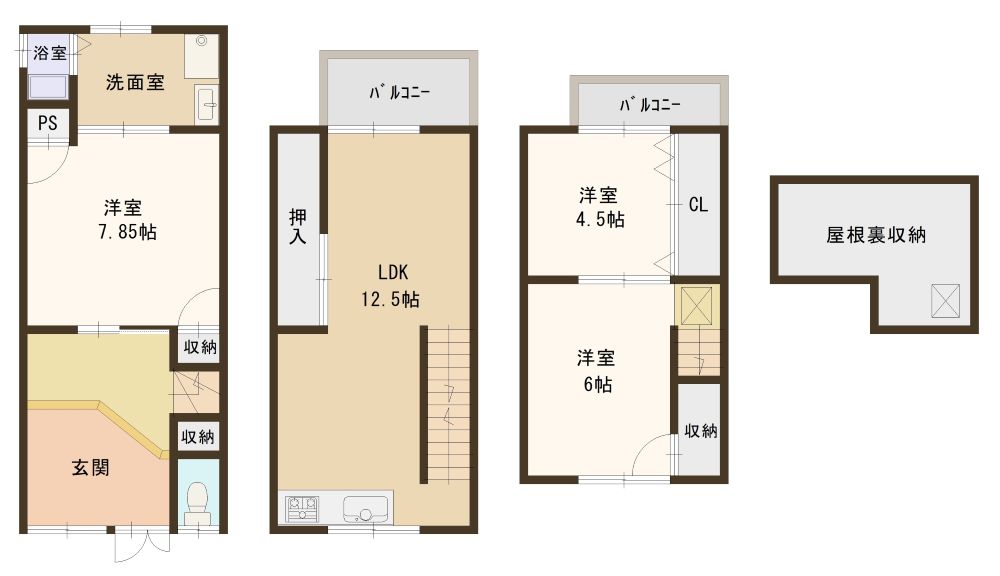 中古テラスハウス